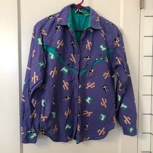 Epic vintage western wear button up